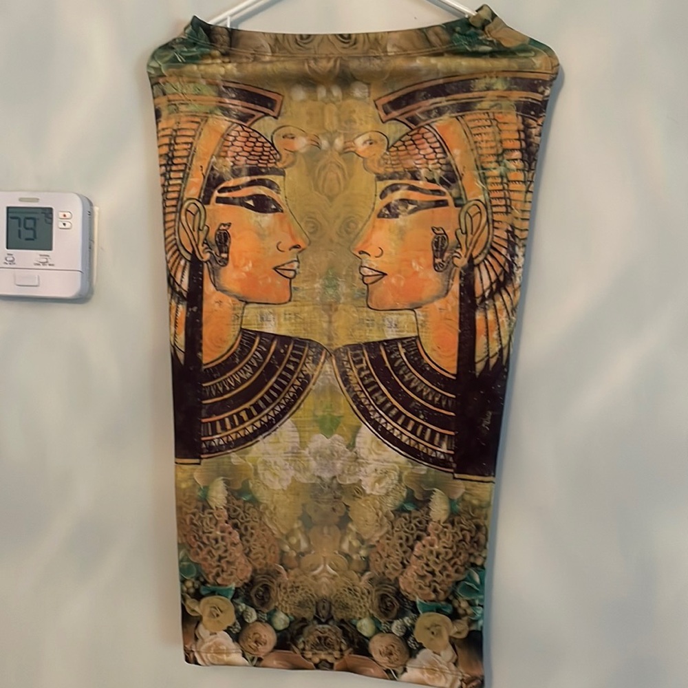 Stretch pencil skirt